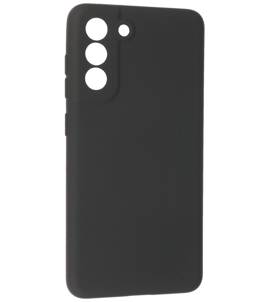 2,0 mm tyk mode farve TPU taske til Samsung Galaxy S21 FE sort