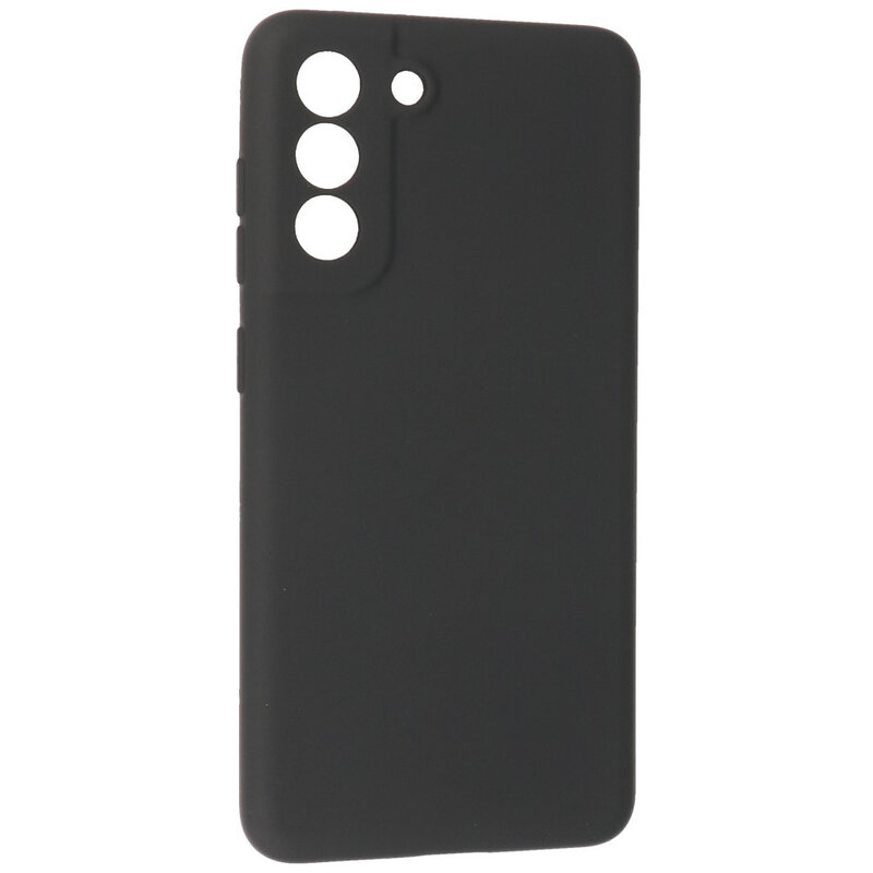2,0 mm tyk mode farve TPU taske til Samsung Galaxy S21 FE sort