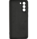 Carcasa de TPU de color de moda de 2.0 mm de grosor para Samsung Galaxy S21 FE, negro