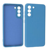 Custodia in TPU color moda spessa 2,0 mm per Samsung Galaxy S21 FE Navy