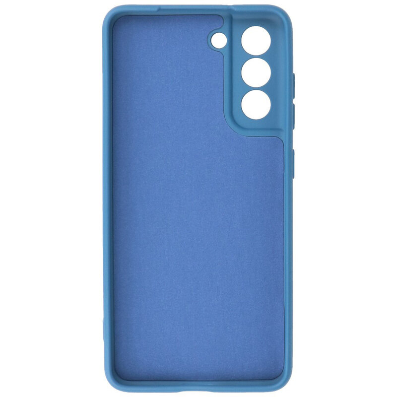 Custodia in TPU color moda spessa 2,0 mm per Samsung Galaxy S21 FE Navy