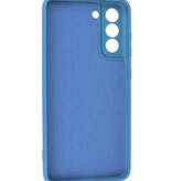 2.0mm Dikke Fashion Color TPU Hoesje voor Samsung Galaxy S21 FE Navy