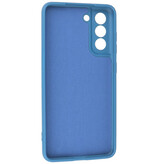 2.0mm Dikke Fashion Color TPU Hoesje voor Samsung Galaxy S21 FE Navy