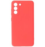 2,0 mm tyk mode farve TPU taske til Samsung Galaxy S21 FE rød