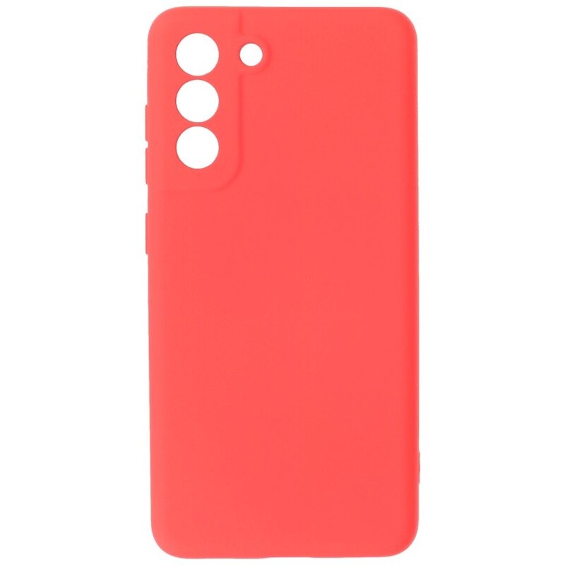 2,0 mm tyk mode farve TPU taske til Samsung Galaxy S21 FE rød