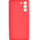 2,0 mm dicke modische TPU-Hülle für Samsung Galaxy S21 FE Rot