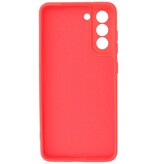 2,0 mm tyk mode farve TPU taske til Samsung Galaxy S21 FE rød