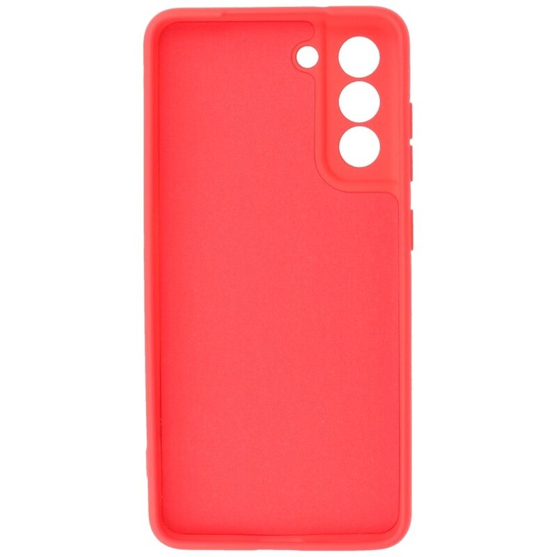 2,0 mm tyk mode farve TPU taske til Samsung Galaxy S21 FE rød