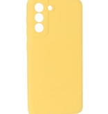 2.0mm Thick Fashion Color TPU Case for Samsung Galaxy S21 FE Yellow