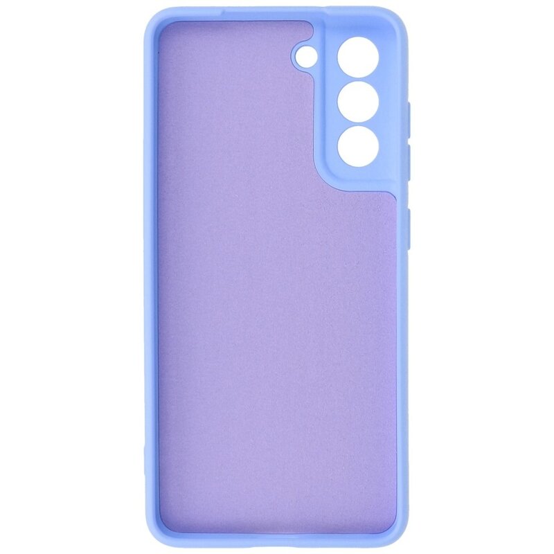 Étui en TPU couleur mode 2,0 mm d'épaisseur pour Samsung Galaxy S21 FE violet