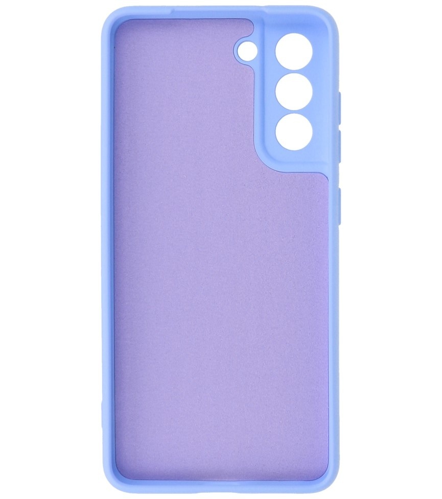 Custodia in TPU color moda spessa 2,0 mm per Samsung Galaxy S21 FE viola