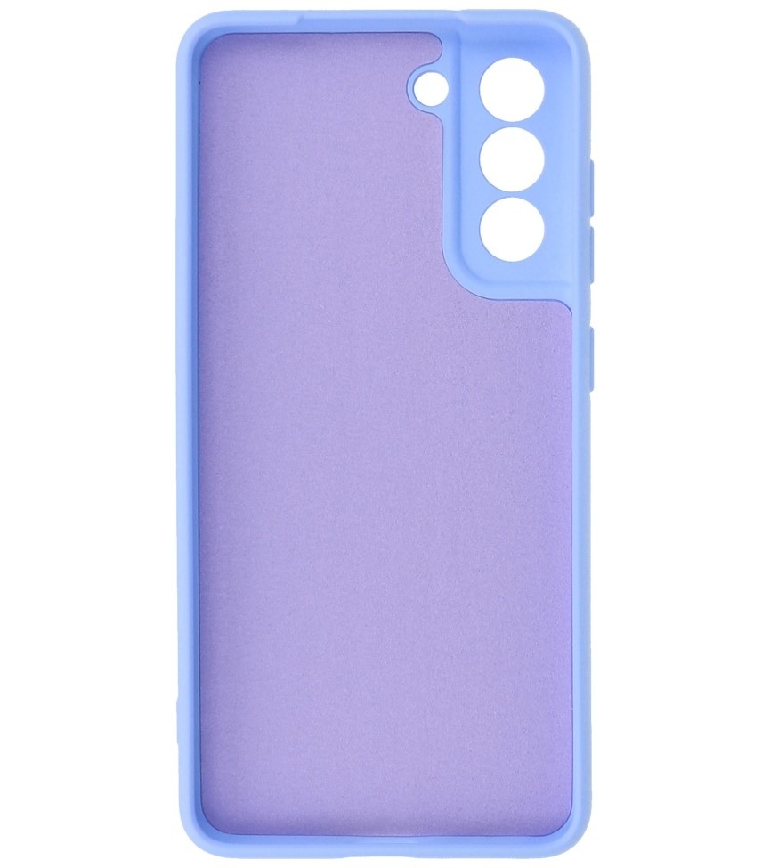 Étui en TPU couleur mode 2,0 mm d'épaisseur pour Samsung Galaxy S21 FE violet