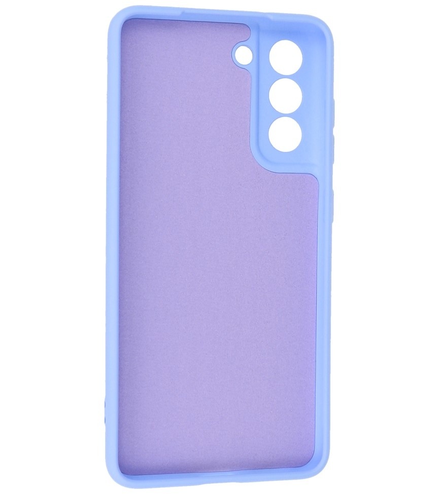 2.0mm Thick Fashion Color TPU Case for Samsung Galaxy S21 FE Purple