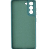 2.0mm Thick Fashion Color TPU Case for Samsung Galaxy S21 FE Dark Green