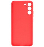 Coque en TPU Couleur Mode 2.0mm pour Samsung Galaxy S22 Rouge