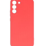 2,0 mm Fashion Color TPU-cover til Samsung Galaxy S22 Rød