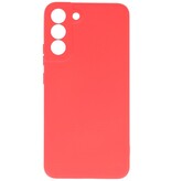 Coque en TPU Couleur Mode 2.0mm pour Samsung Galaxy S22 Rouge