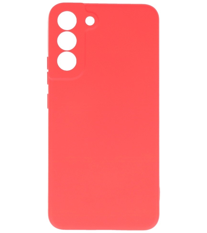 2.0mm Fashion Color TPU Hoesje voor Samsung Galaxy S22 Rood