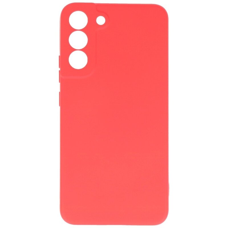 2.0mm Fashion Color TPU Case for Samsung Galaxy S22 Red