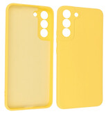 2.0mm Fashion Color TPU Case for Samsung Galaxy S22 Yellow