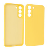 Funda de TPU de color de moda de 2,0 mm para Samsung Galaxy S22 amarillo