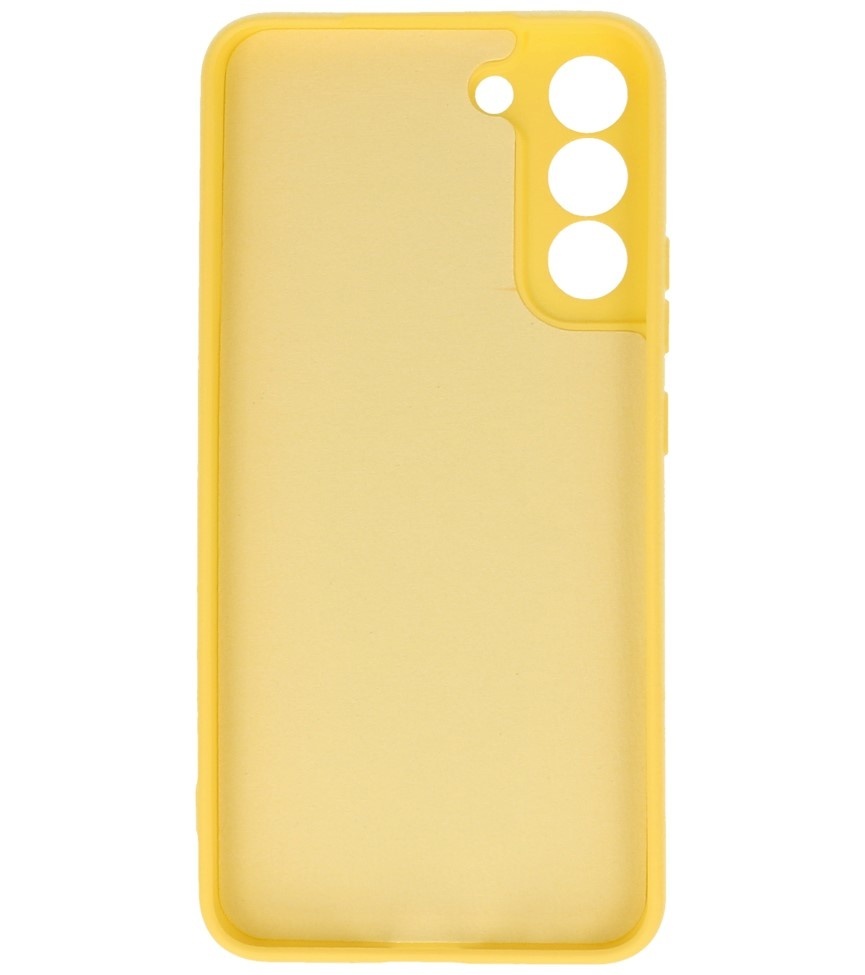 2.0mm Fashion Color TPU Hoesje voor Samsung Galaxy S22 Geel