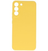 Funda de TPU de color de moda de 2,0 mm para Samsung Galaxy S22 amarillo