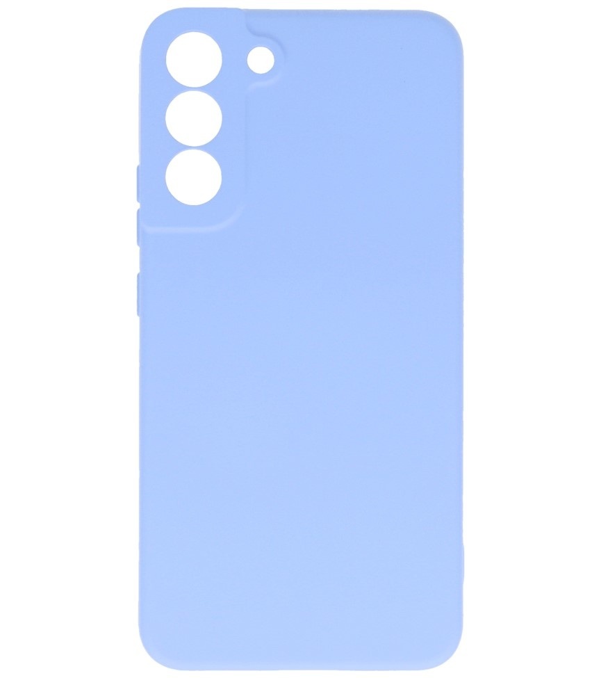 Coque en TPU Couleur Mode 2.0mm pour Samsung Galaxy S22 Violet