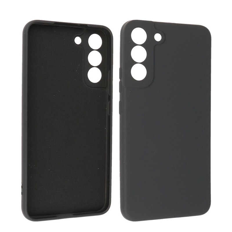 Funda de TPU de color de moda de 2,0 mm para Samsung Galaxy S22 Plus negro
