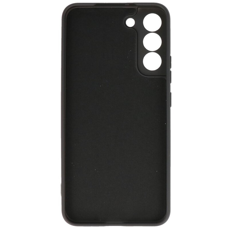 2,0 mm Fashion Color TPU-cover til Samsung Galaxy S22 Plus Sort