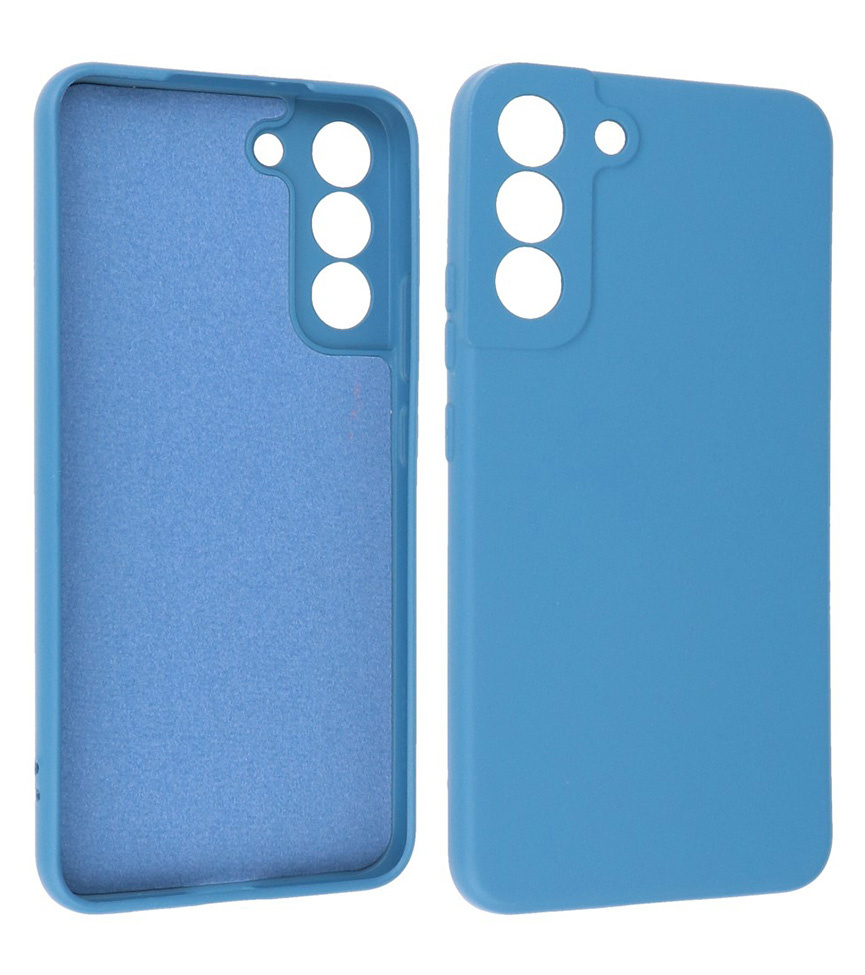 2.0mm Fashion Color TPU Hoesje voor Samsung Galaxy S22 Plus Navy