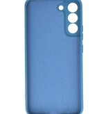 Coque en TPU Couleur Mode 2.0mm pour Samsung Galaxy S22 Plus Bleu Marine