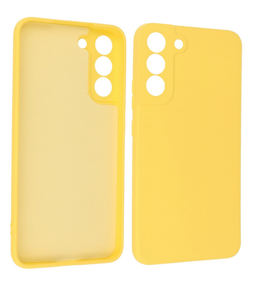 2,0 mm Fashion Color TPU Hülle für Samsung Galaxy S22 Plus Gelb