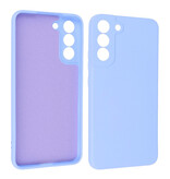 Coque en TPU Couleur Mode 2.0mm pour Samsung Galaxy S22 Plus Violet
