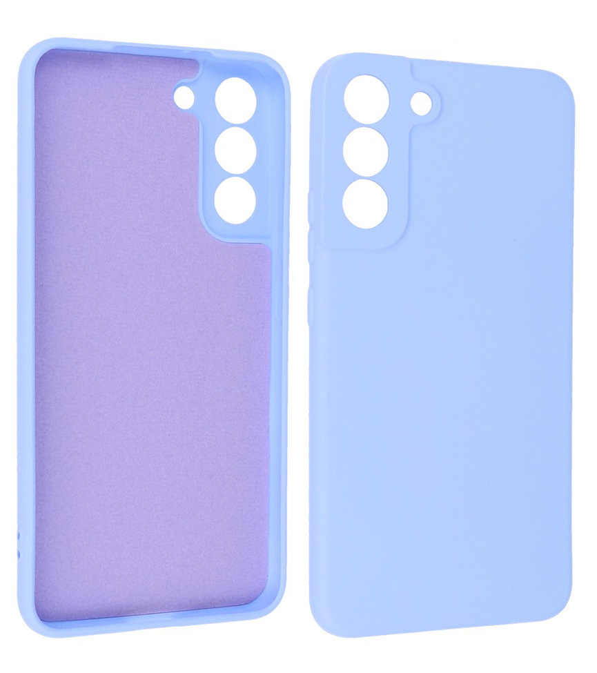 2.0mm Fashion Color TPU Hoesje voor Samsung Galaxy S22 Plus Paars