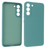 2.0mm Fashion Color TPU Hoesje voor Samsung Galaxy S22 Plus Donker Groen