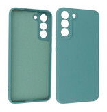 Coque en TPU Couleur Mode 2.0mm pour Samsung Galaxy S22 Plus Vert Foncé