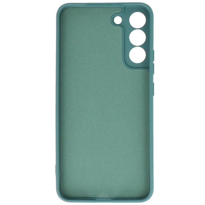 2,0 mm Fashion Color TPU Hülle für Samsung Galaxy S22 Plus Dunkelgrün
