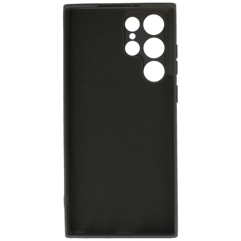 2,0 mm Fashion Color TPU-cover til Samsung Galaxy S22 Ultra Black