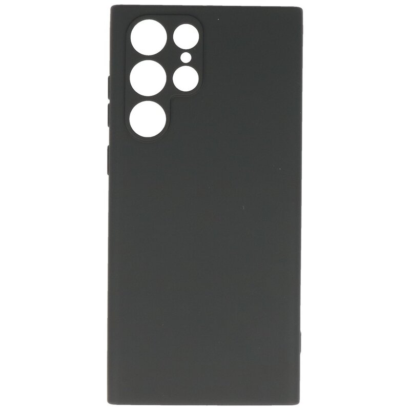 Estuche de TPU de color de moda de 2.0 mm para Samsung Galaxy S22 Ultra Black