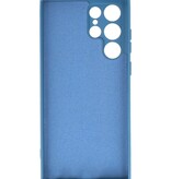 2.0mm Fashion Color TPU Hoesje voor Samsung Galaxy S22 Ultra Navy