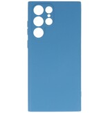 Estuche de TPU de color de moda de 2.0 mm para Samsung Galaxy S22 Ultra Navy