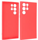 2,0 mm Fashion Color TPU-cover til Samsung Galaxy S22 Ultra Red