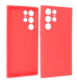 Estuche de TPU de color de moda de 2.0 mm para Samsung Galaxy S22 Ultra Red