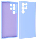 2.0mm Fashion Color TPU Hoesje voor Samsung Galaxy S22 Ultra Paars