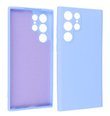 Estuche de TPU de color de moda de 2.0 mm para Samsung Galaxy S22 Ultra Purple