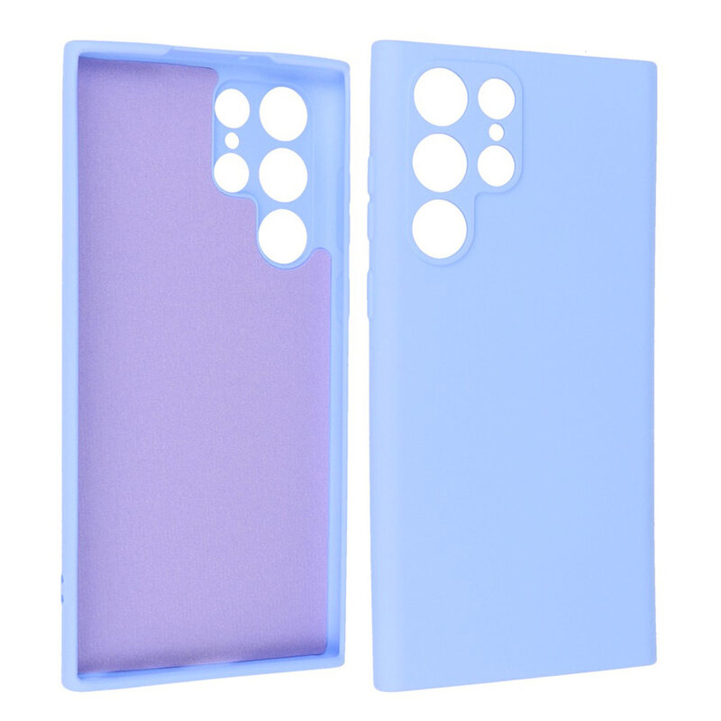 Estuche de TPU de color de moda de 2.0 mm para Samsung Galaxy S22 Ultra Purple