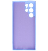 2,0 mm Fashion Color TPU-cover til Samsung Galaxy S22 Ultra Purple