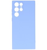 Estuche de TPU de color de moda de 2.0 mm para Samsung Galaxy S22 Ultra Purple