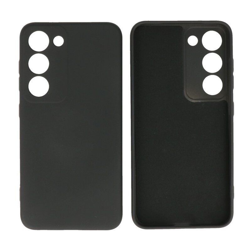 Custodia in TPU color moda per Samsung Galaxy S23 nera